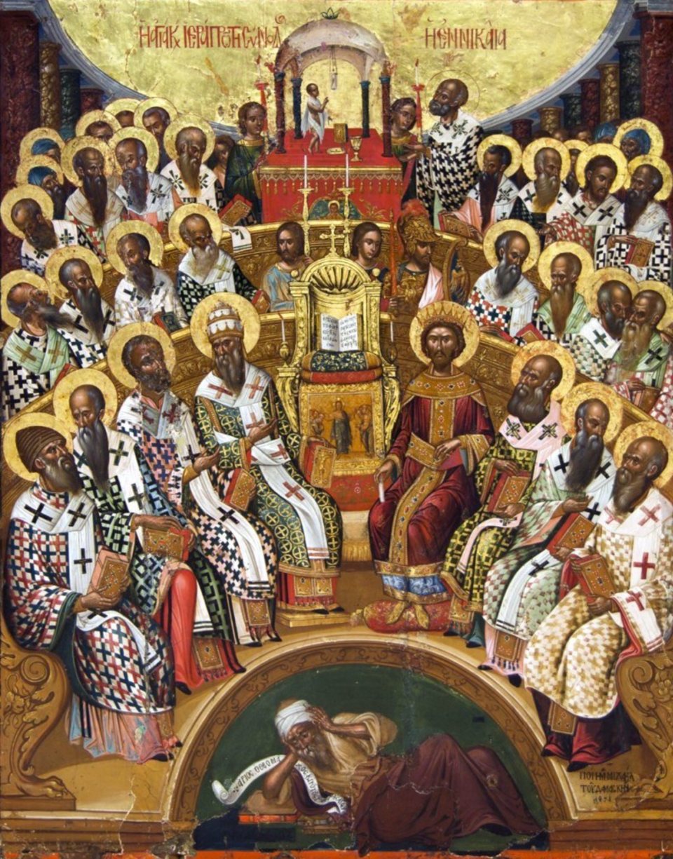 Michael Damaskinos, The First Council of Nicaea, 1591